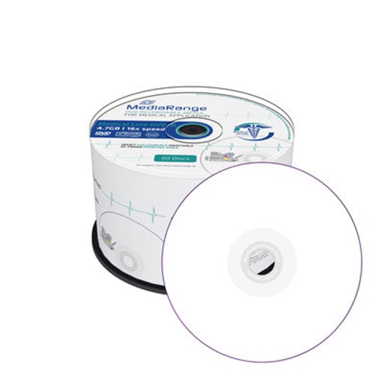 Изображение Mediarange Medical Line DVD-R 4.7GB/120min 16x speed Cake 50