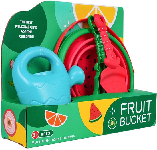 Picture of MEGA Zestaw Akcesoriów do Piasku + Skadane Wiaderko