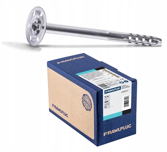 Изображение Metalowy cznik do mocowania termoizolacji 8x300mm