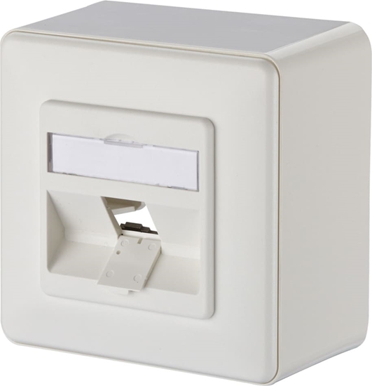 Picture of Metz Connect Keystone Anschlussdose AP 1 Port unbestückt reinweiß