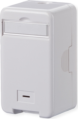 Picture of Metz Connect Keystone Anschlussdose AP, 1 Port unbestückt reinweiß