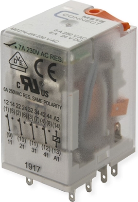Picture of Metz Connect MC274-4W 230 V AC Industrierelais