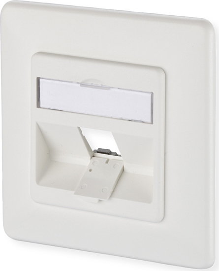 Изображение Metz Connect Modul Anschlussdose UP, 1 Port unbestückt reinweiß