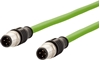 Picture of Metz Connect Verbindungsleitung M12 ST-M12 ST, 4-polig D-kodiert, 1 m
