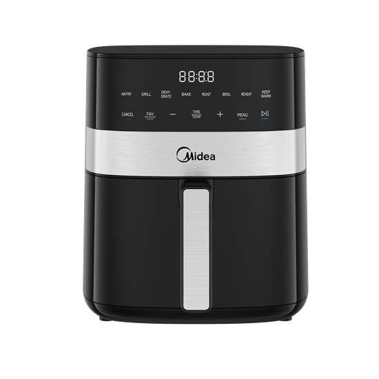Picture of Midea Air fryer | MF-CN65E | Power 1700 W | Capacity 6.5 L | Black