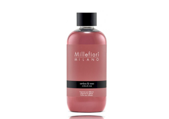 Изображение Millefiori Milano Fragrance Diffuser Ambra & Rosa Refill 250 ml