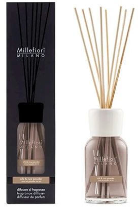 Picture of Millefiori Milano Silk & Rice Powder Fragrance Diffuser 500 ml