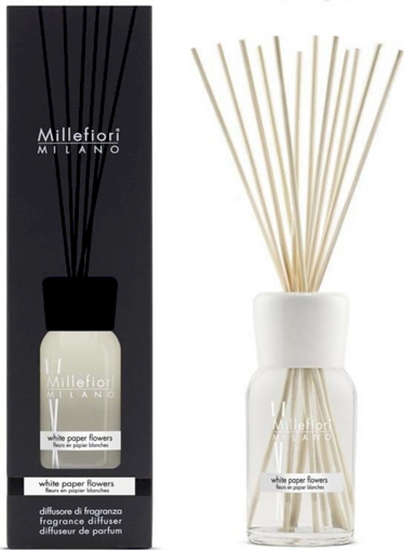 Picture of Millefiori Milano White Paper Flowers Fragrance Diffuser 250 ml