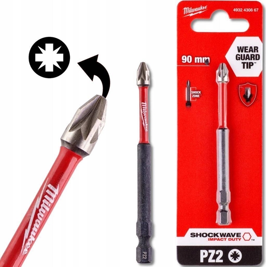 Изображение Milwaukee Bit Shockwave PZ2 90MM-1 szt.