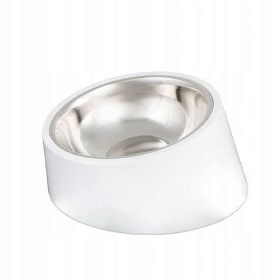 Изображение Miska, dla psa/kota, stal nierdzewna, biay stojak, antypolizgowa, 240ml