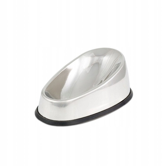 Изображение Miska, Miska, dla psa pochylona, stal nierdzewna, antypolizgowa, 100ml