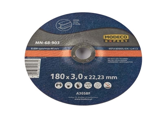 Picture of Modeco ciernica wypuka do cicia metalu 125mm 25szt. - MN-68-902