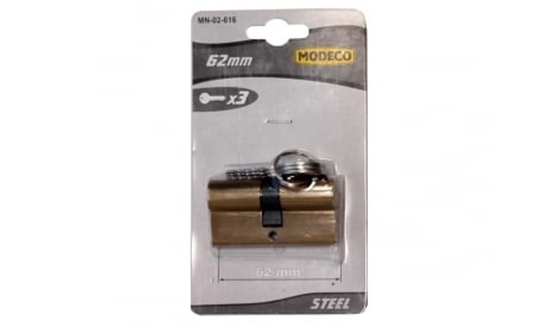 Изображение Modeco Wkadka do zamka 62mm 3 klucze 12szt. MN-02-616