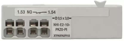 Attēls no Modu styków pomocniczych do PKZ, 1NO, przedni, push-in NHI-E2-10-PKZ0-PI EP-401017