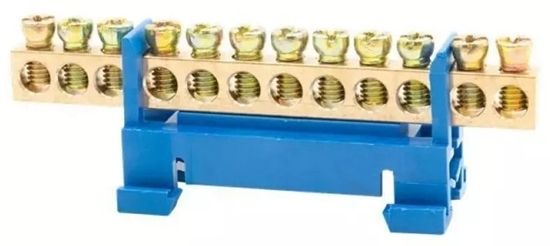 Picture of MOREK Listwa zaciskowa 12X16 mm2-niebieski GEP-00035