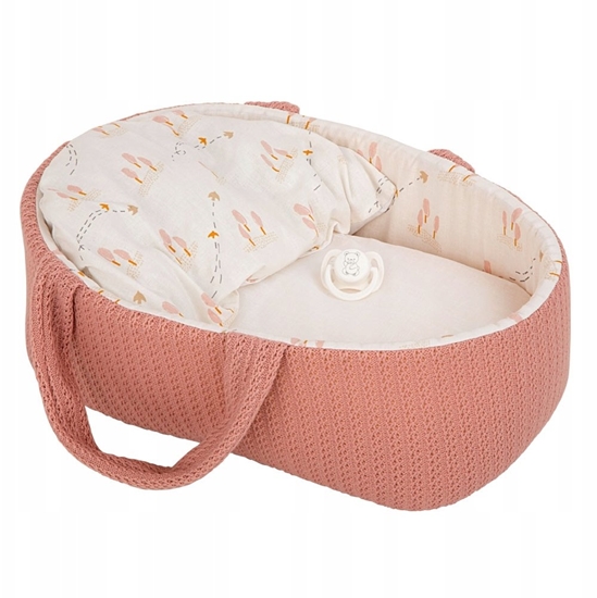 Picture of Munecas Arias Arias niemowl w róowym nosideku dziewczynka 33 cm