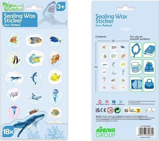 Изображение Naklejki woskowe - Stworzenia morskie