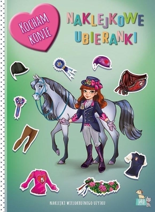 Picture of Naklejkowe ubieranki. Kocham konie