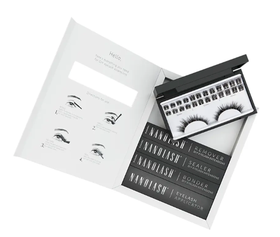 Picture of Nanolash DIY Eyelash Extensions Starter Kit Heartbreaker