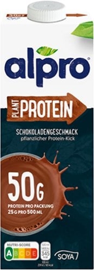 Изображение Napój sojowy wysokobiakowy ALPRO Plant Protein o smaku czekoladowym 1l
