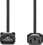 Attēls no Nedis CEGL10500BK50 kabel zasilajce Czarny 5 m IEC C14 IEC 320