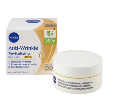 Изображение Nivea Anti-Wrinkle + Revitalizing Day Care 55+ 50ml
