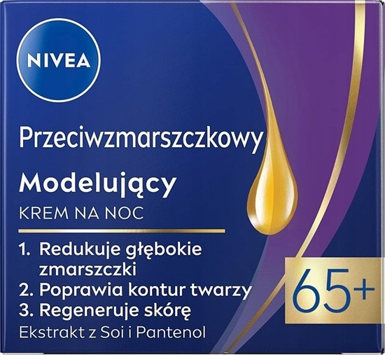 Picture of NIVEA Przeciwzmarszczkowy + modelujcy krem na noc 65+ 50 ml