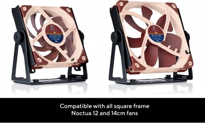 Picture of Noctua Noctua multi-purpose fan mount NV-FM1, pivoting (black (matt), 360° swivel)