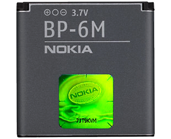 Изображение Nokia BP-6M Battery Li-Ion 1100 mAh (OEM)