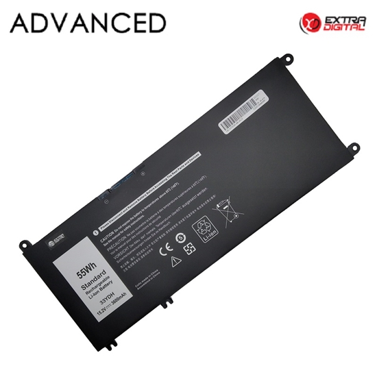 Picture of Notebook Battery DELL 33YDH, 55Wh, Extra Digital Advanced