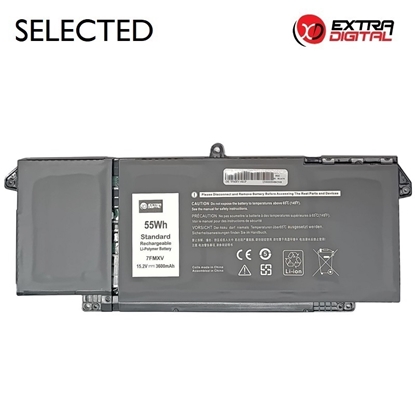 Picture of Notebook Battery DELL 7FMXV, 3600mAh, Extra Digital Selected