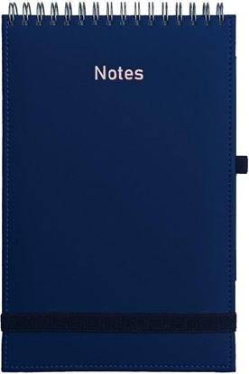 Picture of Notes A5 Vivella na spirali z gumk granatowy