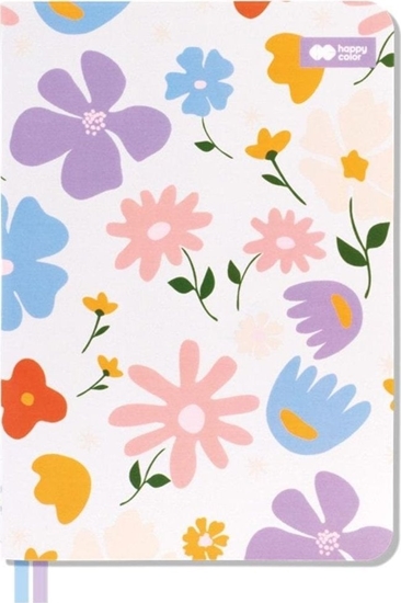 Picture of Notes A5/80K kratka Bloom pastel HAPPY COLOR