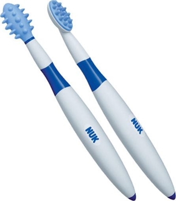 Picture of NUK Zestaw do pielgnacji zbów z ochronnym piercieniem 6-15 miesicy 2 szt.