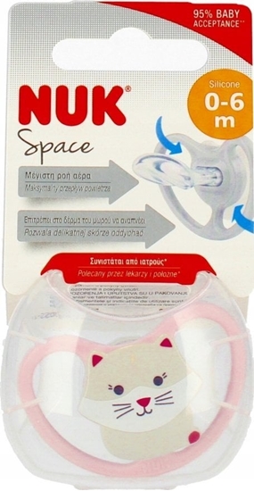 Picture of NUK NUK SMOCZEK USP 0-6M SIL SPACE KOT 10730331 1/6