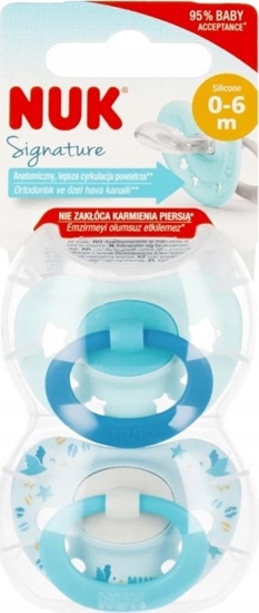 Picture of NUK SMOCZEK USP 2EL 0-6M NIEB SIGNA 10730638 1/6