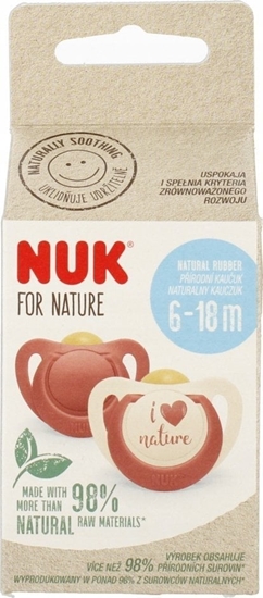 Picture of NUK NUK SMOCZEK USP 2EL 6-18M LAT NATU C10734083 1/6