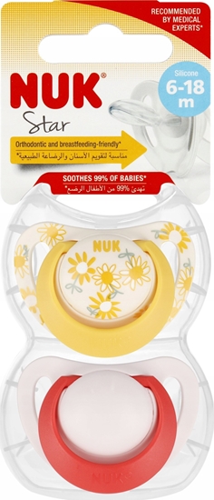 Picture of NUK SMOCZEK USP 2EL 6-18M STAR Z/CZE10736726 1/6