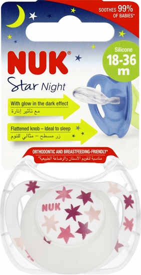 Picture of NUK SMOCZEK USP 18-36M NIGHT ROZ 10739749 1/6