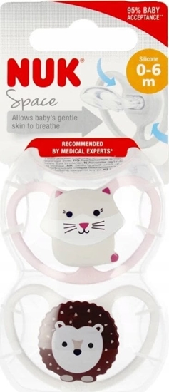 Picture of NUK SMOCZEK USP 2EL 0-6 SIL SPA R/B 10730313 1/6