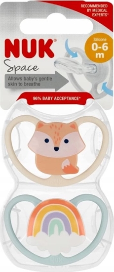 Picture of NUK SMOCZEK USP 2EL 0-6 SPACE FOX 10730897 1/6
