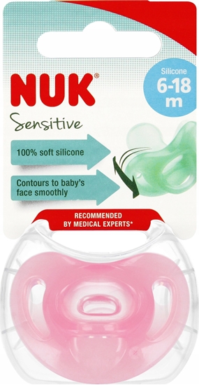Picture of NUK SMOCZEK USP 6-18M SENSITIVE ROZ 10736121 1/6