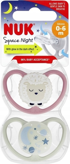 Picture of NUK SMOCZEK USP SIL 2EL 0-6M ROZ/POP10730578 1/6