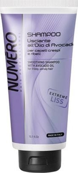 Изображение Numero Brelil Smoothing Shampoo Wygadzajcy szampon do wosów Olej awokado 300ml