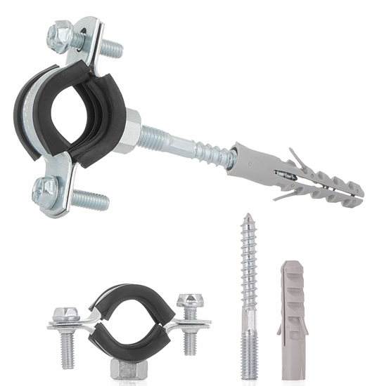 Picture of Obejma metalowa z gum do rur 1/2" 20-25mm (200)