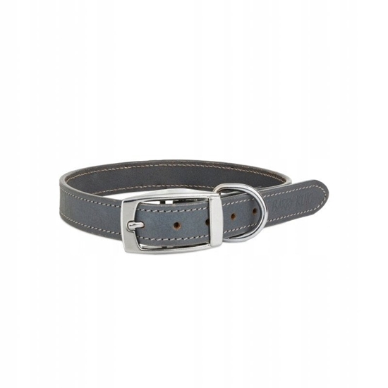 Picture of Obroa skórzana, M: 40-47 cm/20 mm, szary