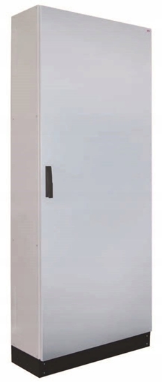 Picture of Obudowa stojca metalowa z pyt montaow IP65 kl. I RAL7035 (800x1850x300) z cokoem 100mm HXS300 3-12 PH1V1 001325503