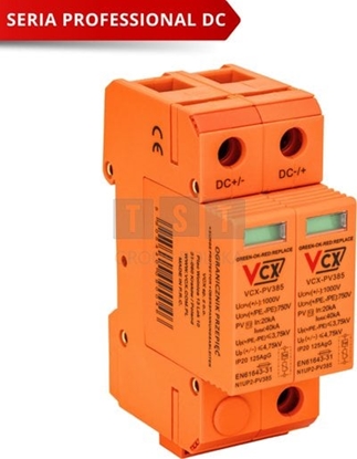 Picture of Ogranicznik przepi fotowoltaiczny DC klasy C 2P (T2) 1000V PV 385
