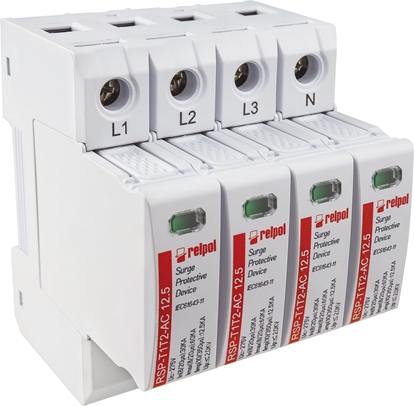 Picture of Ogranicznik przepi Typ T1+T2 12,5kA 4P 275V AC RSP-T1T2-AC 12.5/4P 2617122