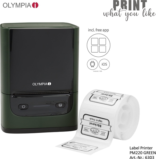 Picture of Olympia Etikettendrucker PM 220 grün